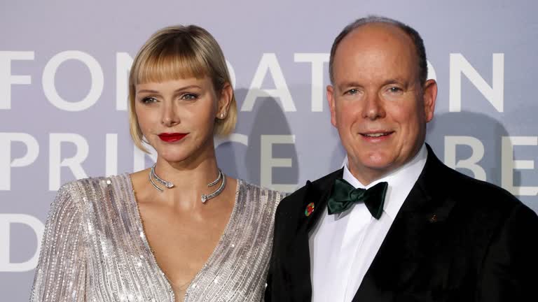 Princess Charlene (nee Wittstock) and Prince Albert