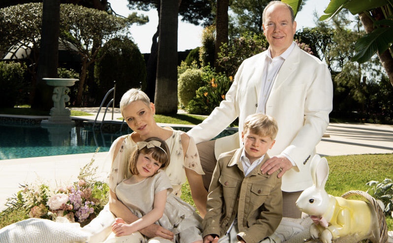 Princess Charlene Appears in Beautiful Easter Photo with Family