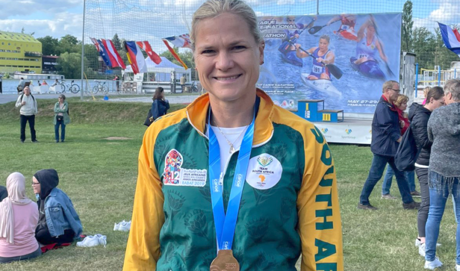 Bridgitte Hartley won a bronze medal for South Africa