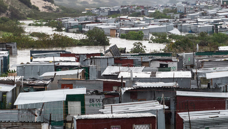 WATCH Flooding in Cape Town, Shacks Washed Away, Blocked Canal Blamed ...