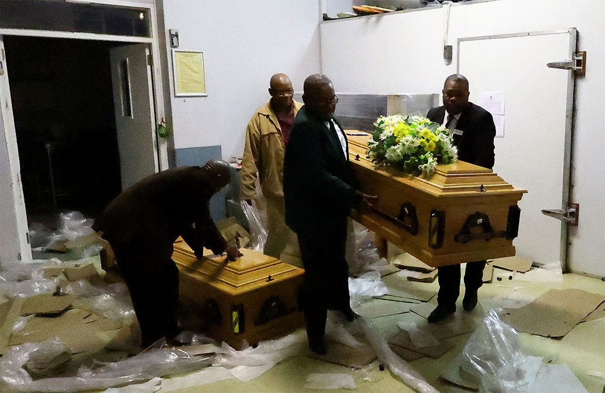 Mass funeral for South African teenagers who died in tavern