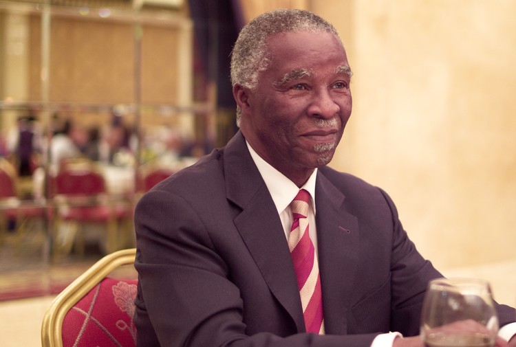 Former President Thabo Mbeki has once more found himself in conflict with HIV activists. Photo: Mohamed Nanabhay (via Flickr, CC BY 2.0)