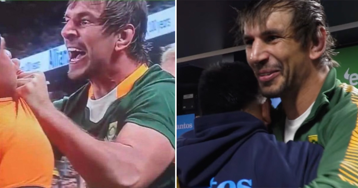 Eben Etzebeth and Allan Alaalatoa Make Up After That Fuming Altercation in Sydney. Photo: video screenshot