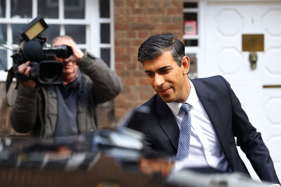 British Prime Minister Rishi Sunak in London - Britons living overseas to vote in UK general elections