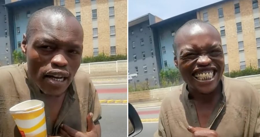 WATCH The Real Story Behind South Africa's Eloquent Homeless Man, Bonga Sithole. Photos: YT screenshots