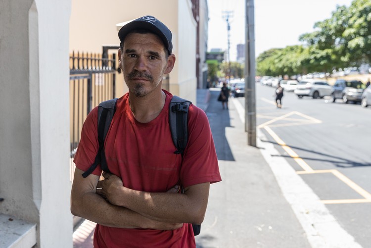 Robin Jordon is living in one of the City of Cape Town’s safe spaces. He hopes things will get better for him in November when he starts a job.