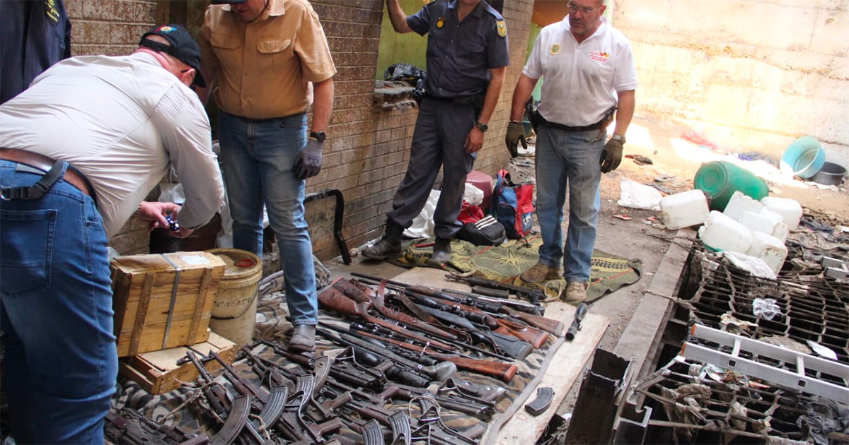 Hawks Arrest Illegal Miners and Seize Firearms, Explosives in Mineshaft Raid