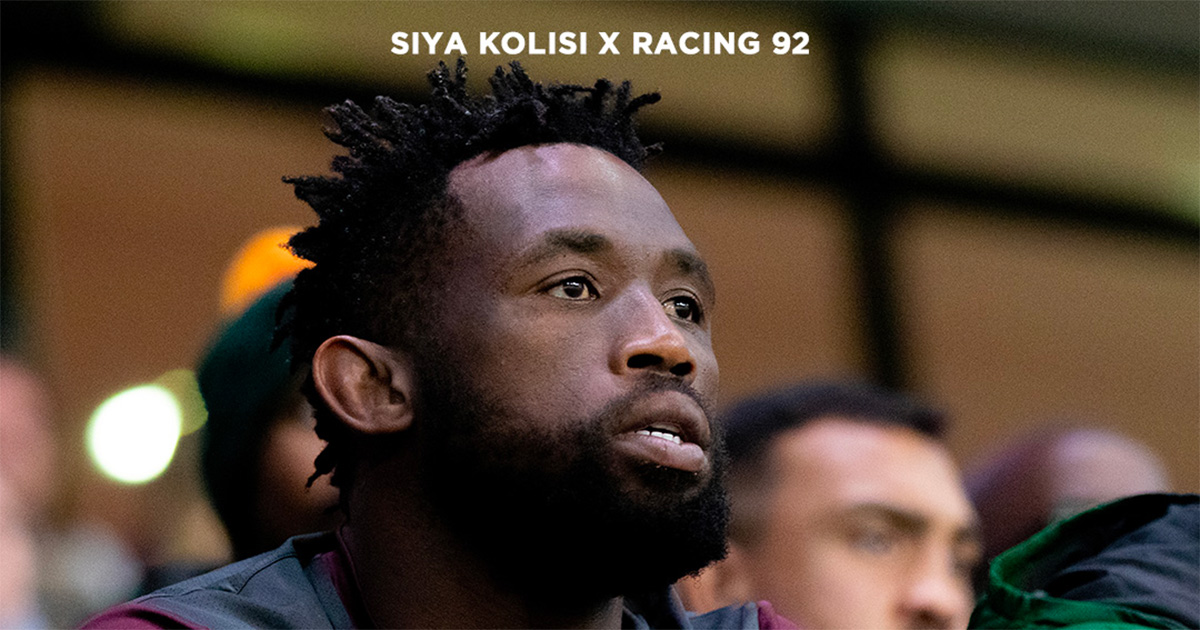 Siya Kolisi Confirms He's Joining Racing 92 in Paris After the Rugby World Cup