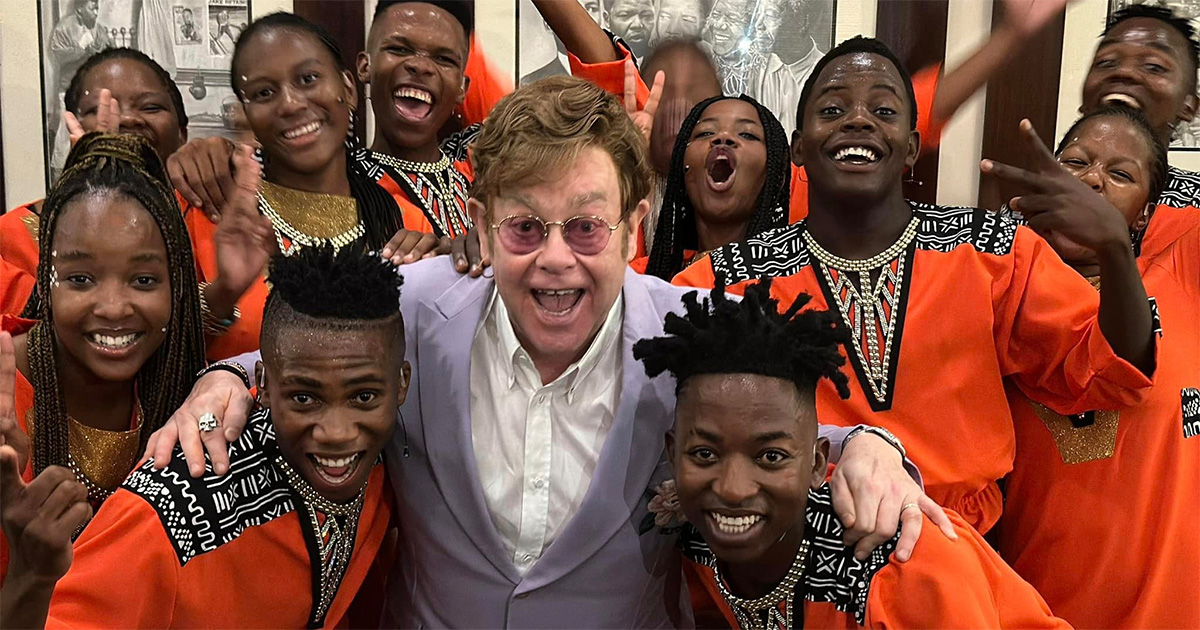 Ndlovu Youth Choir brings a tear to Elton John's eyes with powerful performance of Circle of Life