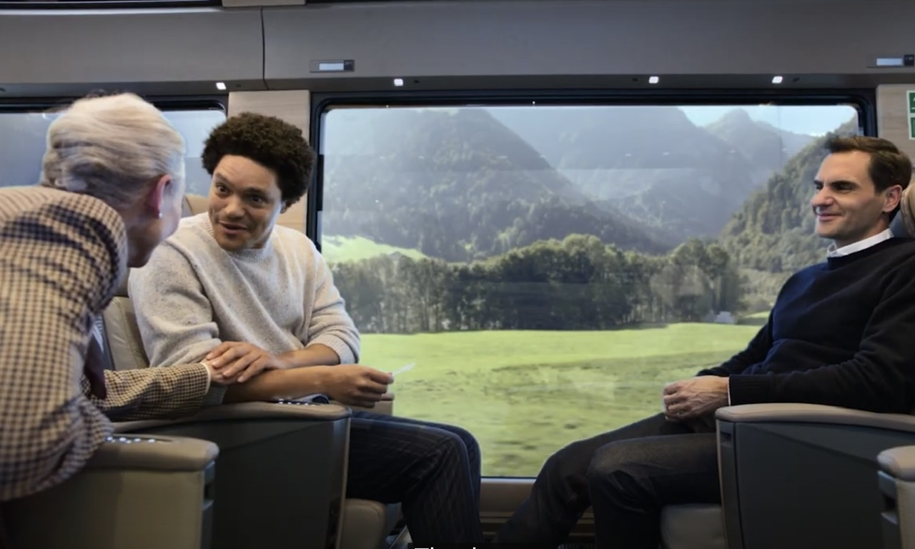 Trevor Noah and Roger Federer for Swiss Tourism on YouTube