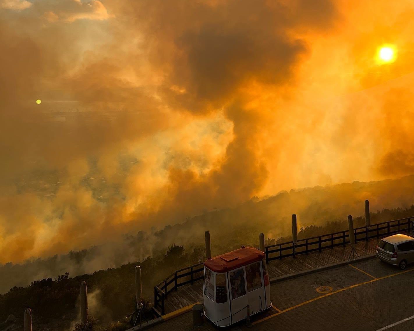 Cape Town Table Mountain Fire Season