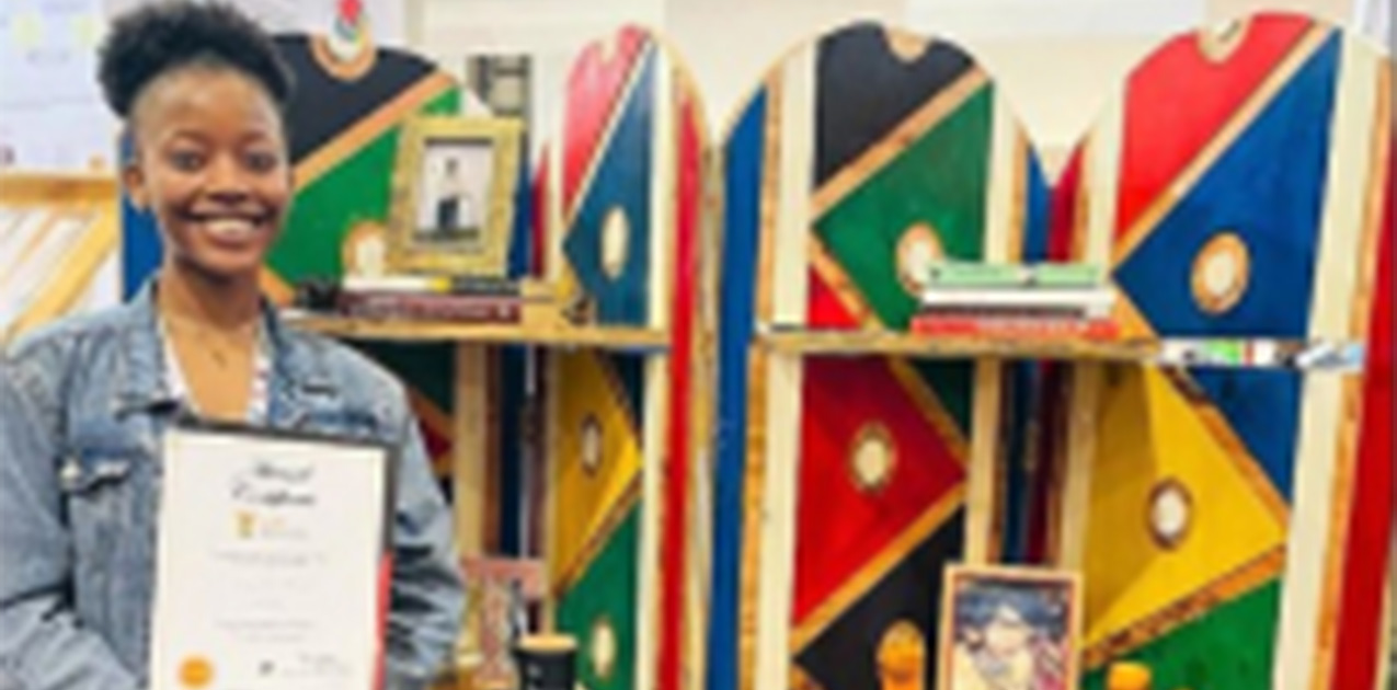Aspiring furniture designer, Tshepiso Motau wins competition at Buy Local Summit