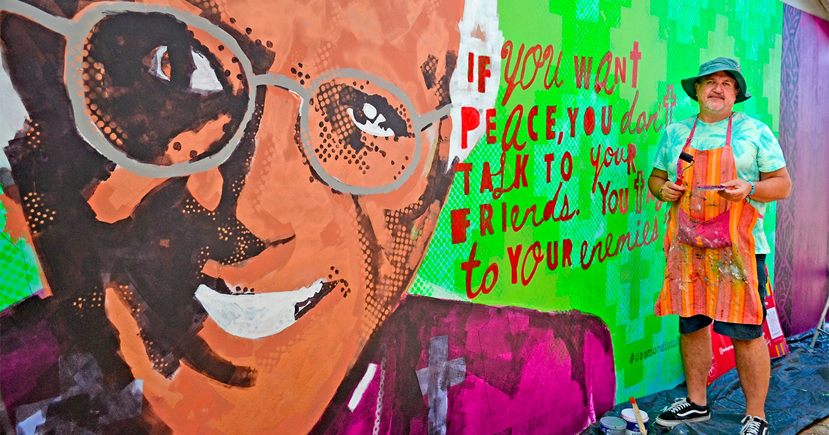 Desmond Tutu Mural Hermanus