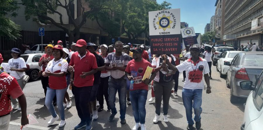 Hundreds of public service workers down tools in defiance of court interdict
