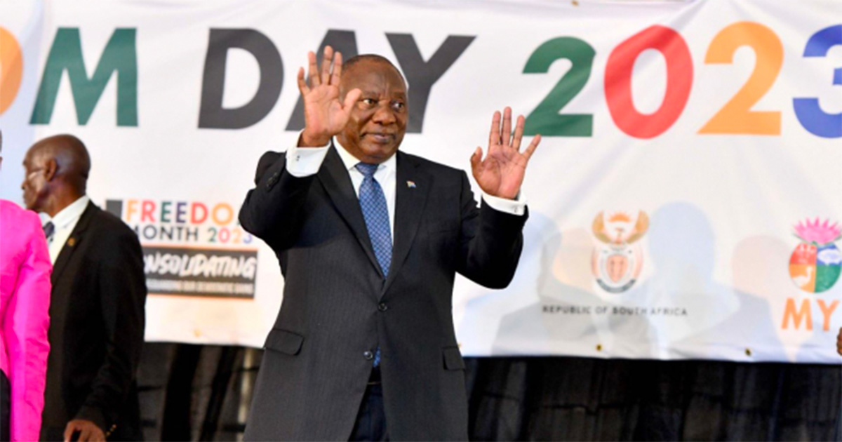 President Ramaphosa used this year's Freedom Day celebrations to count the democratic gains made in advancing society as a whole.