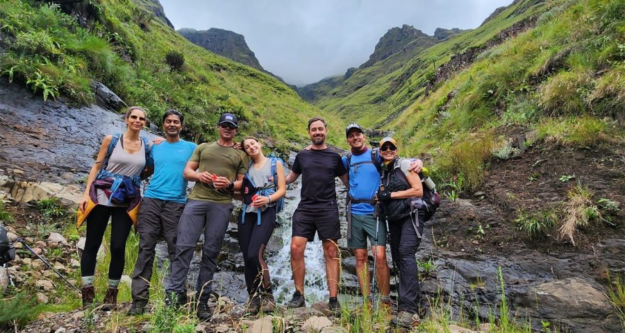 A team of adventurers led by Cami Palomo founder of the Avela Foundation