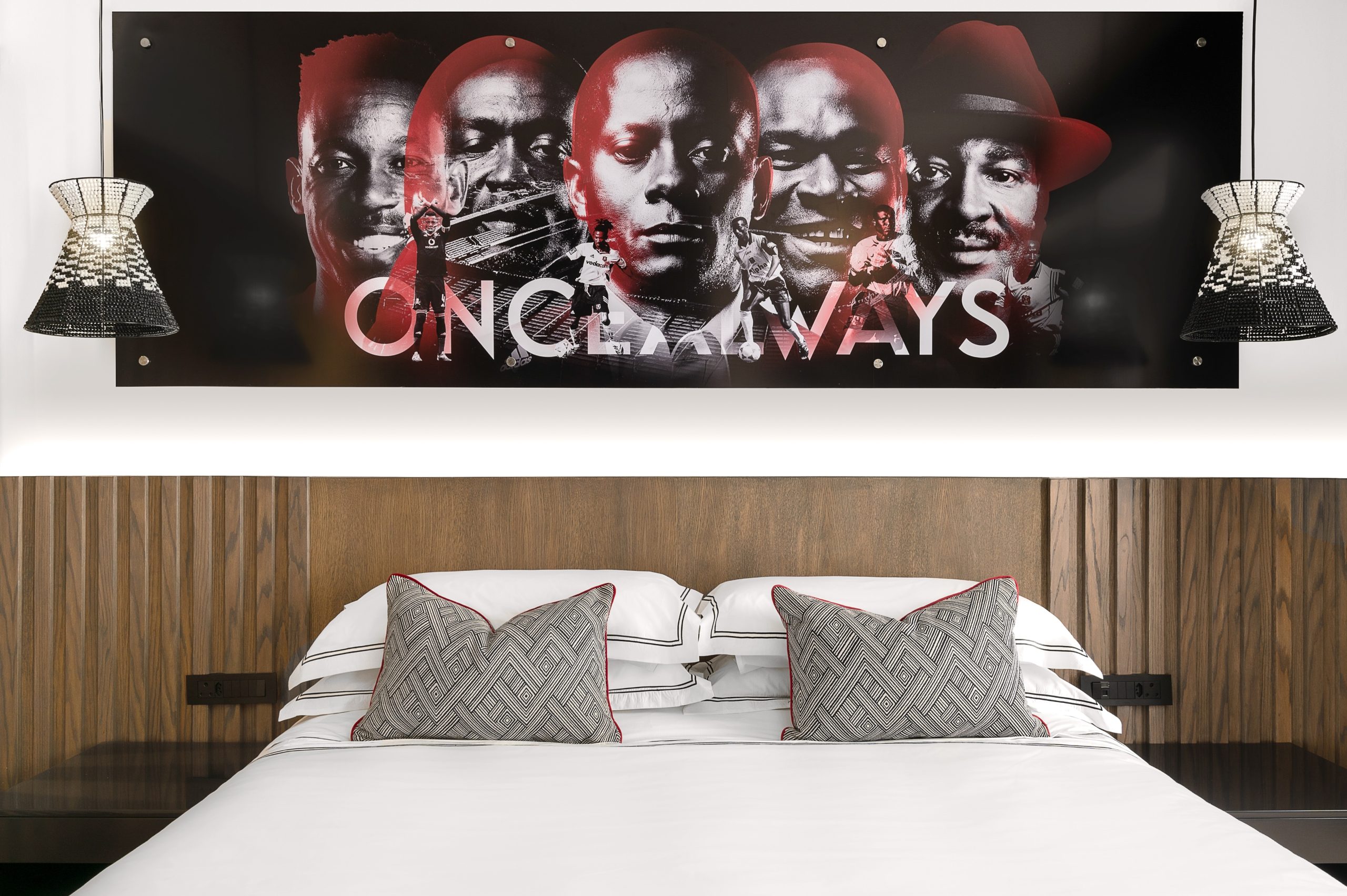 Football fans can now stay in an Orlando Pirates themed hotel room in Joburg
