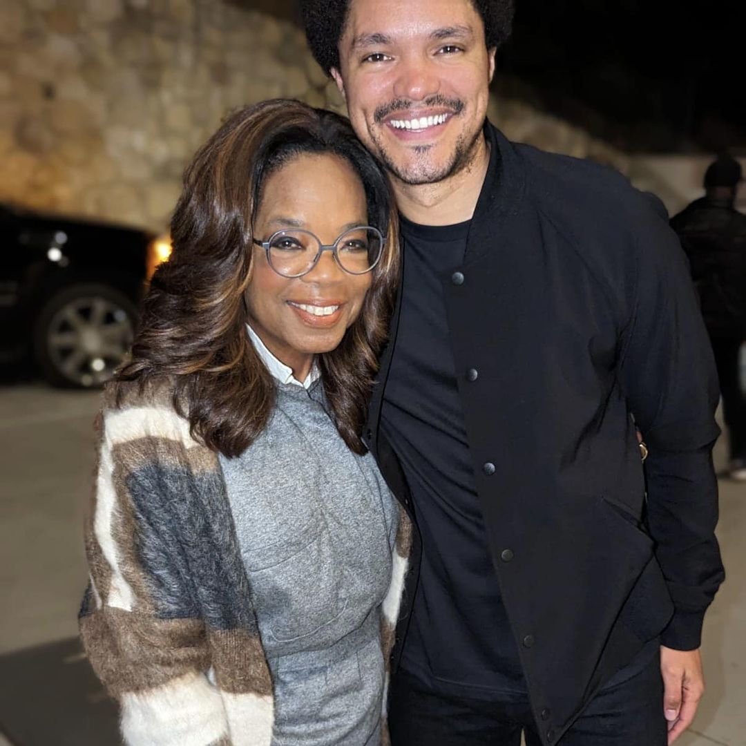 Oprah Winfrey enjoys happiest Saturday night ever, watching Trevor Noah