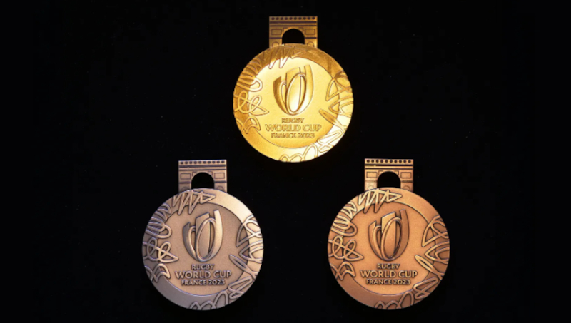 Rugby World Cup 2023 medals