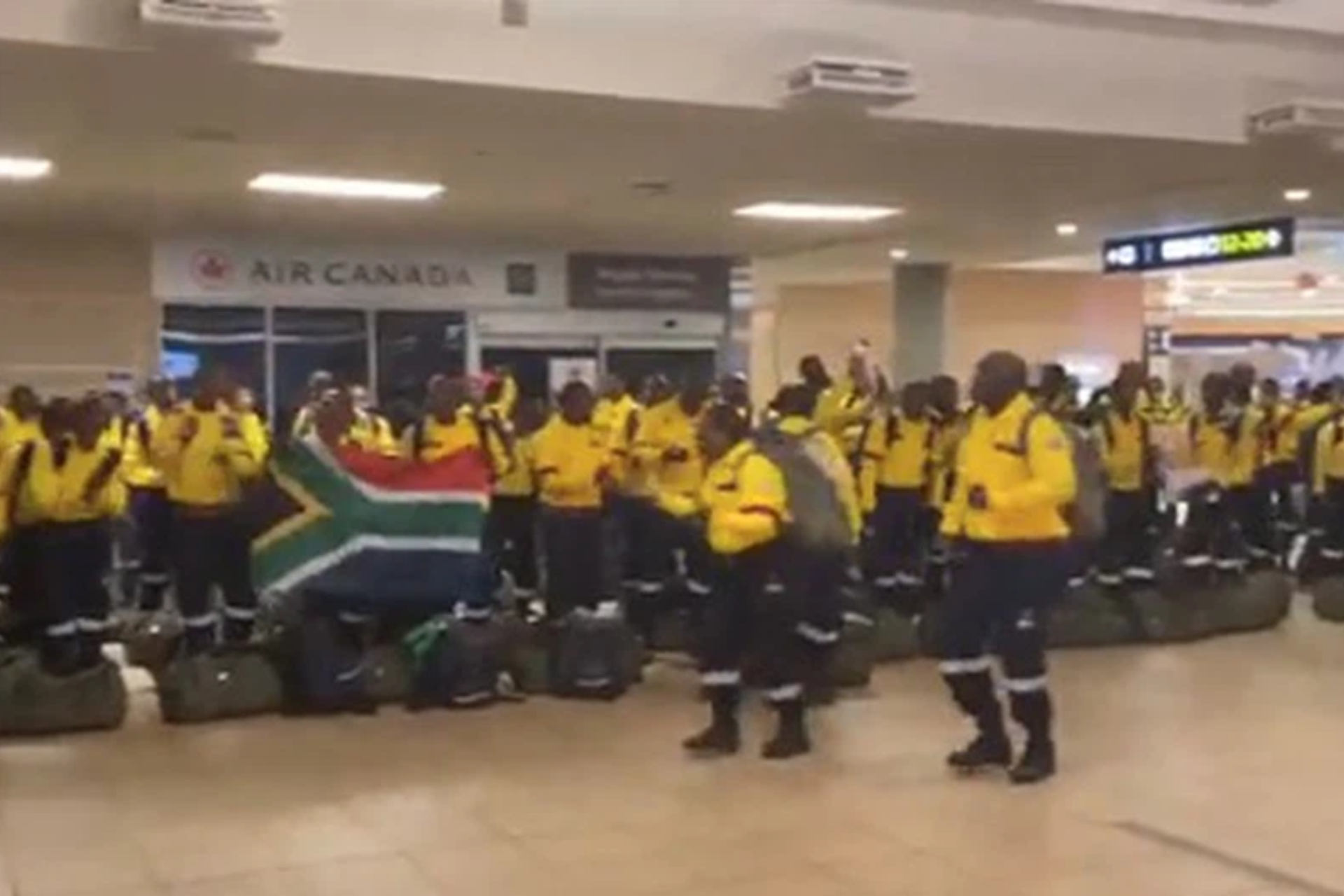 South African firefighters