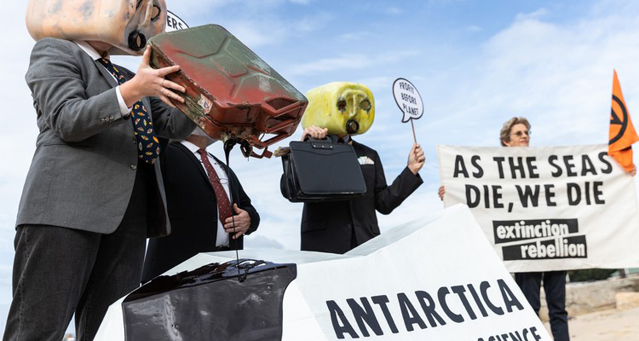 Hands off Antarctic, demand protesters