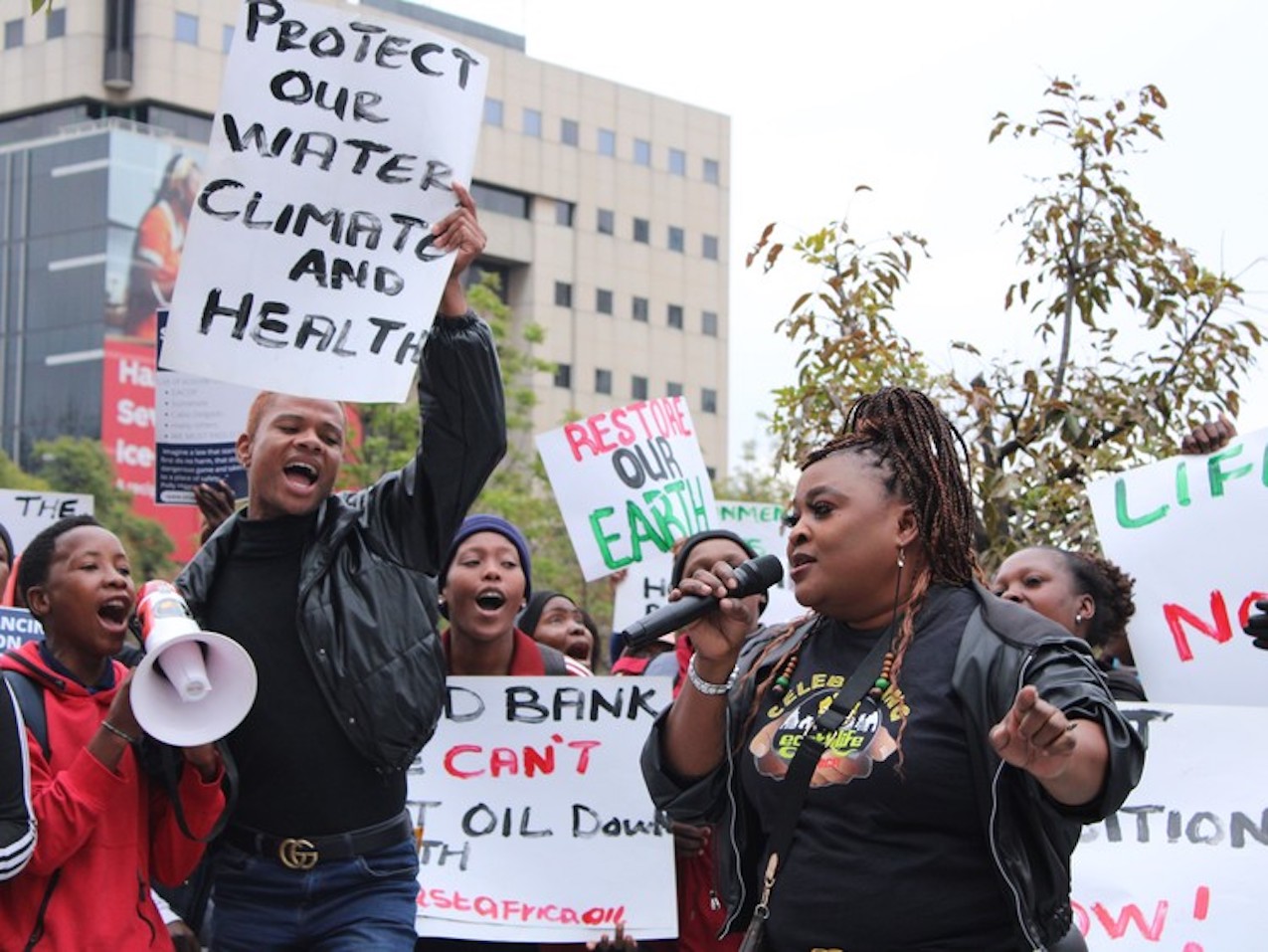 Climate activists disrupt Standard Bank AGM