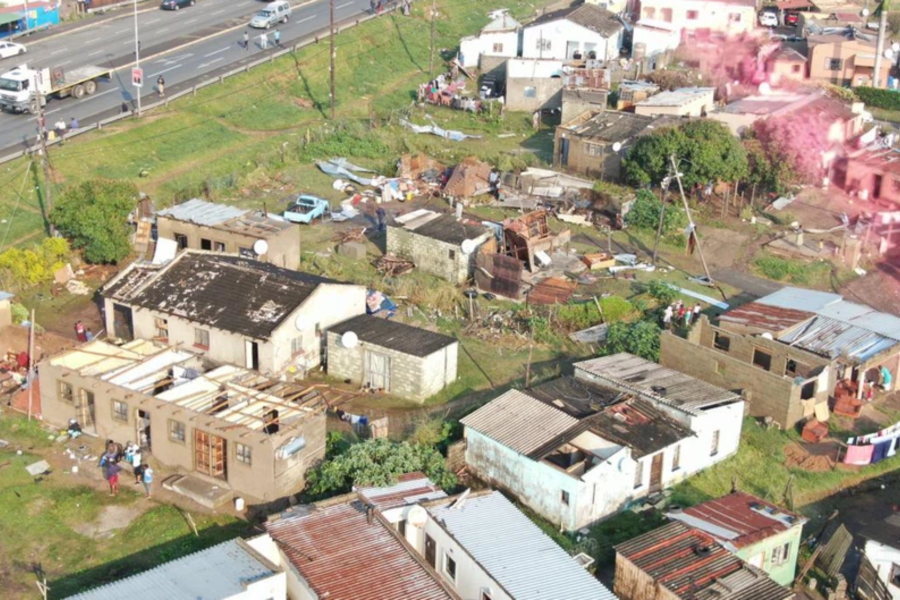 tornado stricken Durban