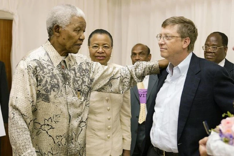 Bill Gates Nelson Mandela