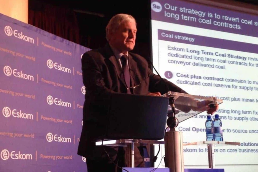 Eskom Head of Generation Jan Oberholzer