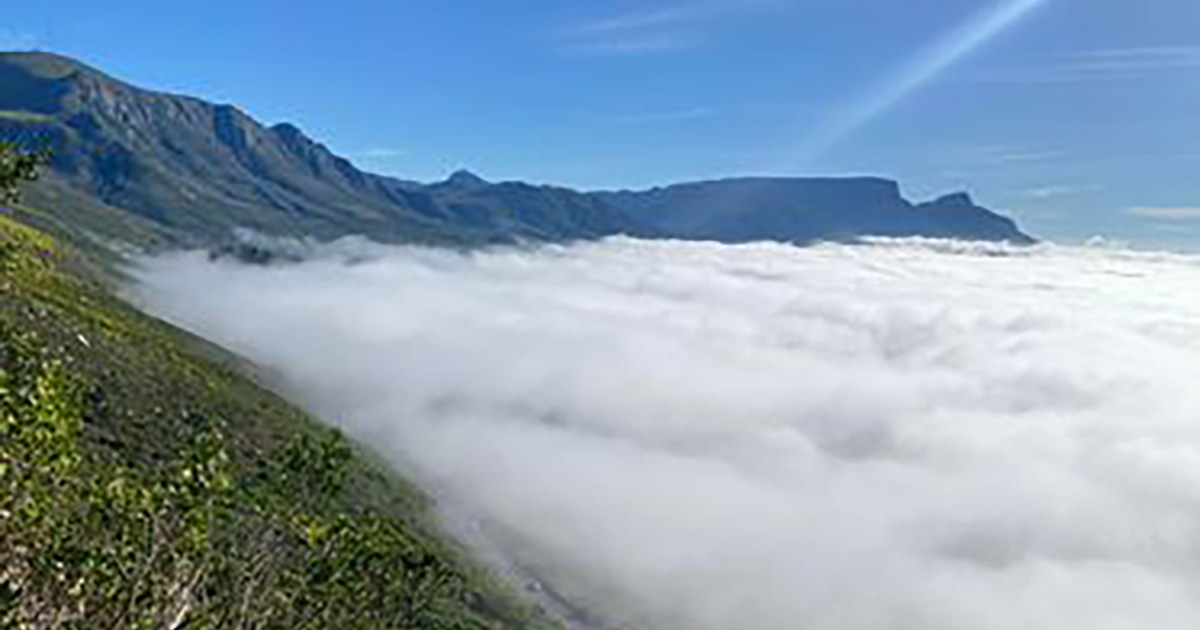 WATCH Cape Town gets hidden by a blanket of fog