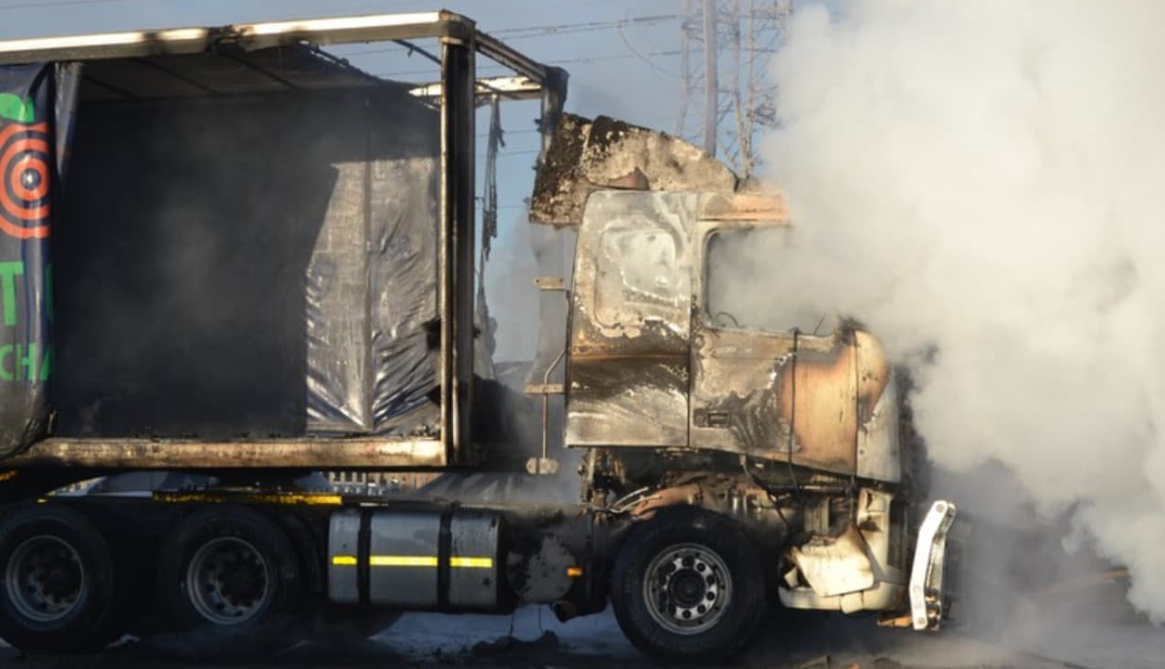 Five trucks torched in Gqeberha protests over the past month