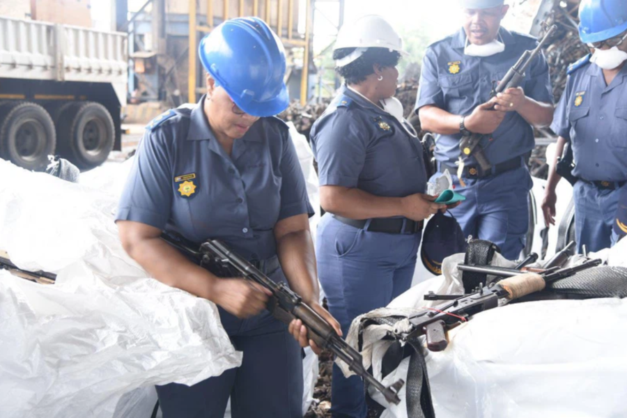 15 000 unwanted firearms destroyed in Gauteng