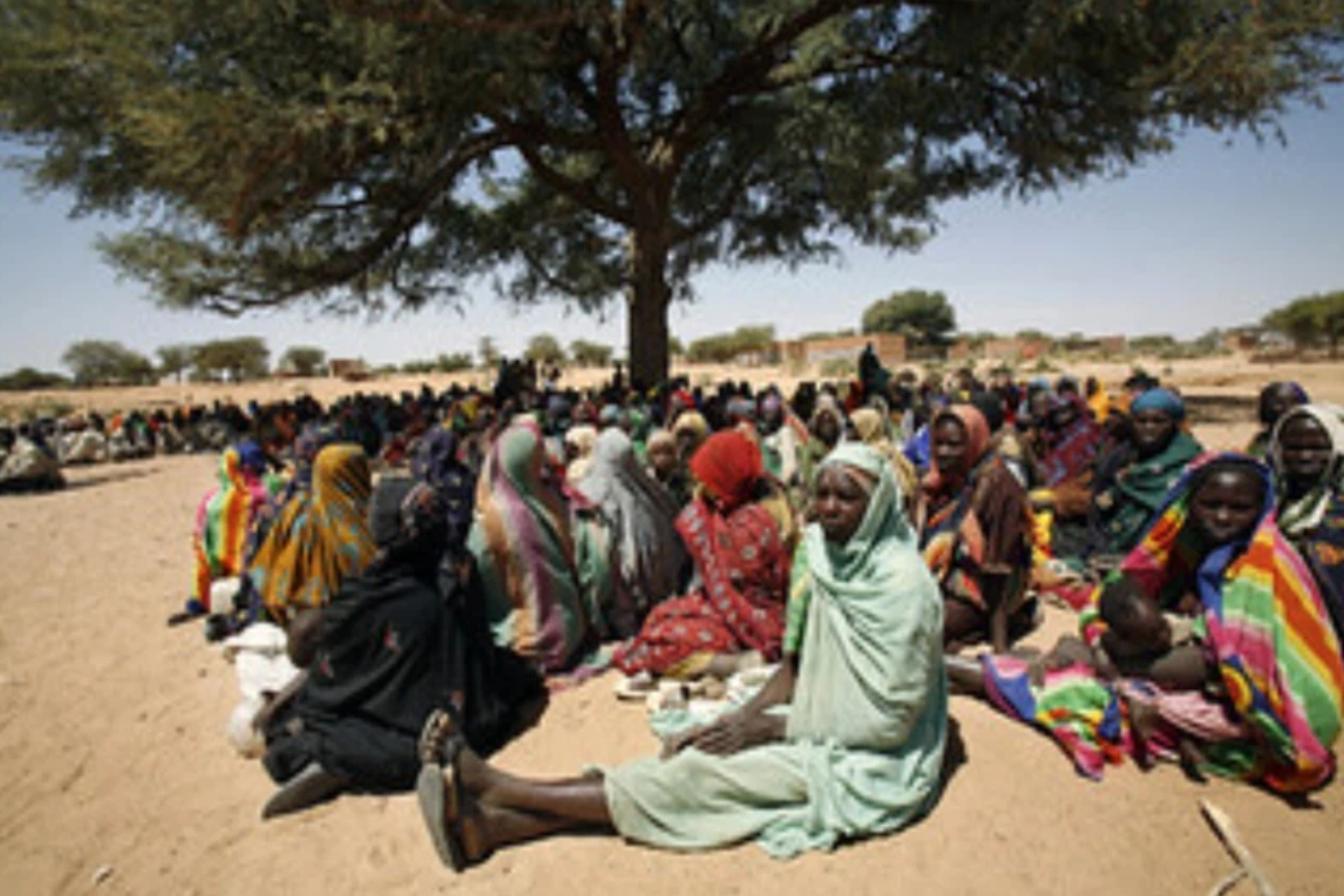 Darfur residents flee