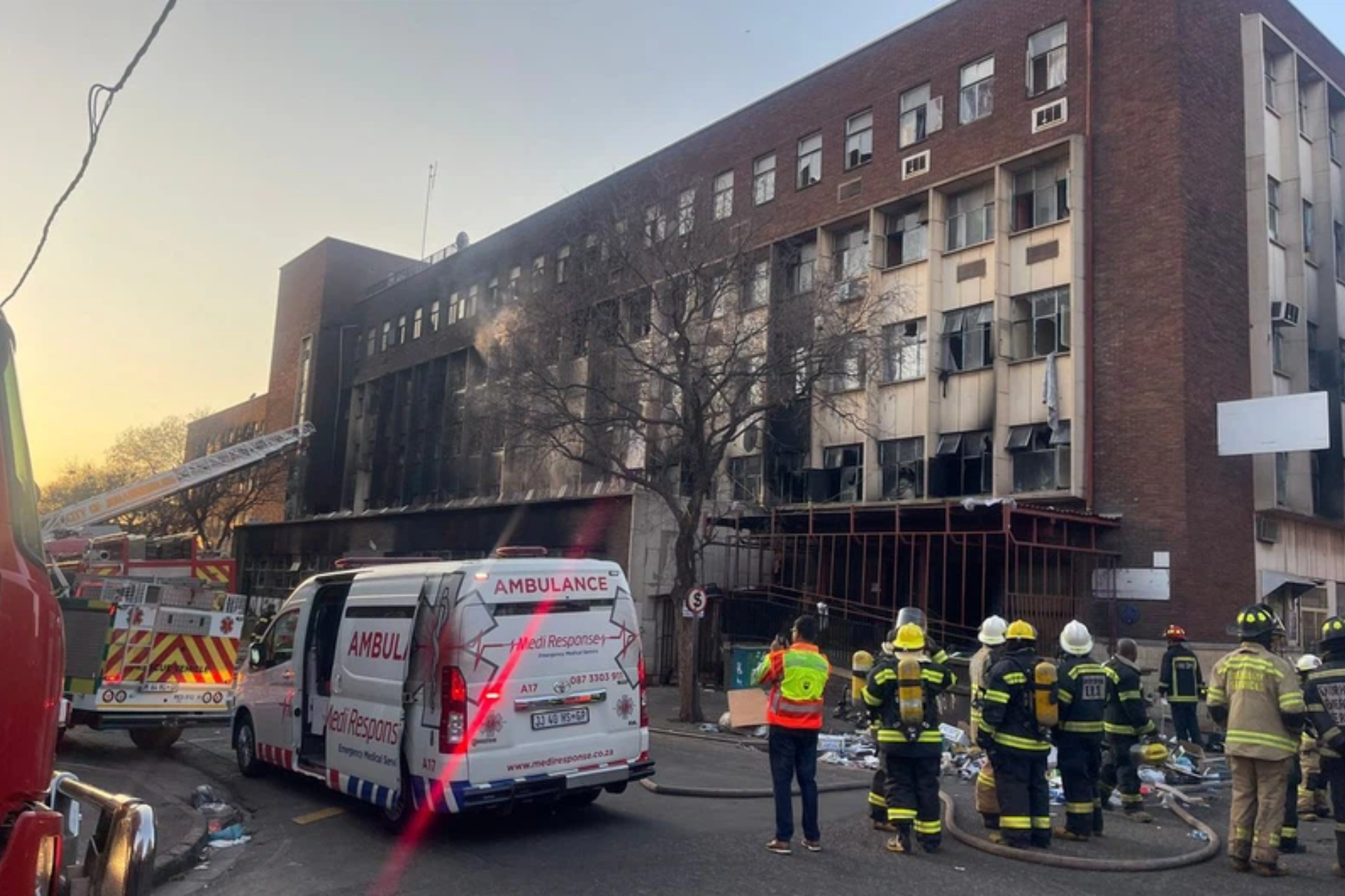 Johannesburg CBD fire