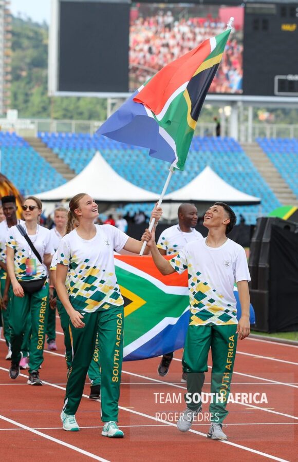 Team SA at the Youth Commonwealth Games. Photo: Roger Sedres, TeamSA