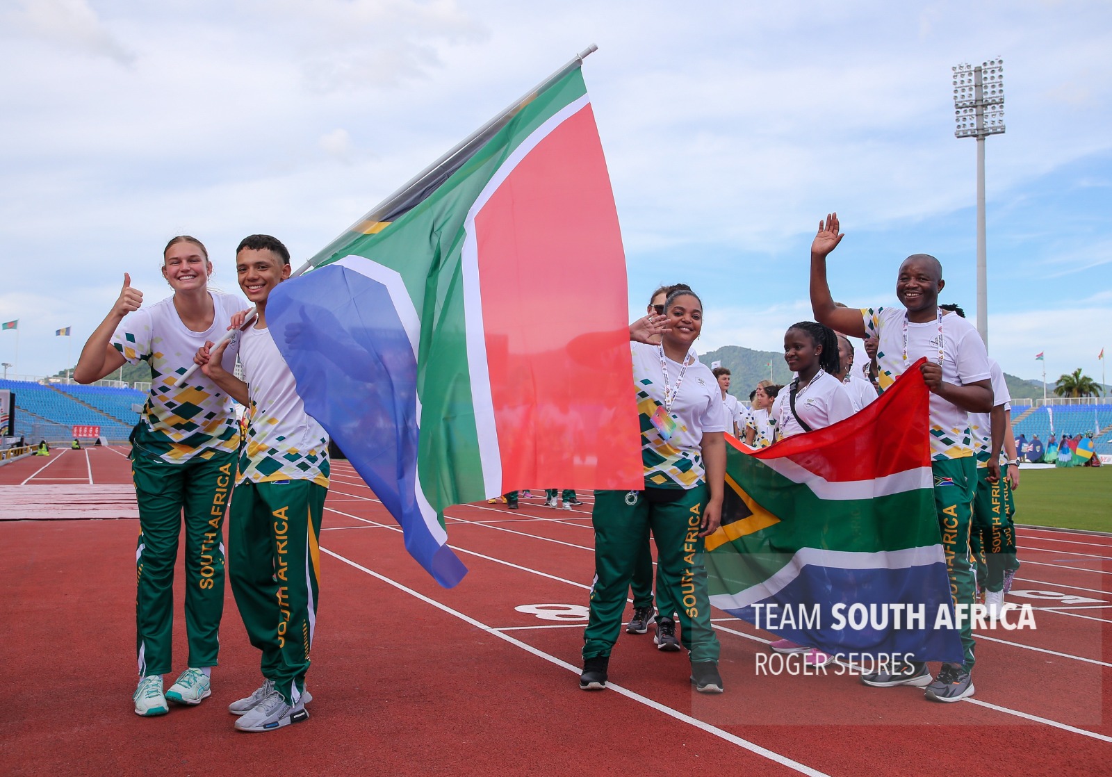 Team SA at the Youth Commonwealth Games