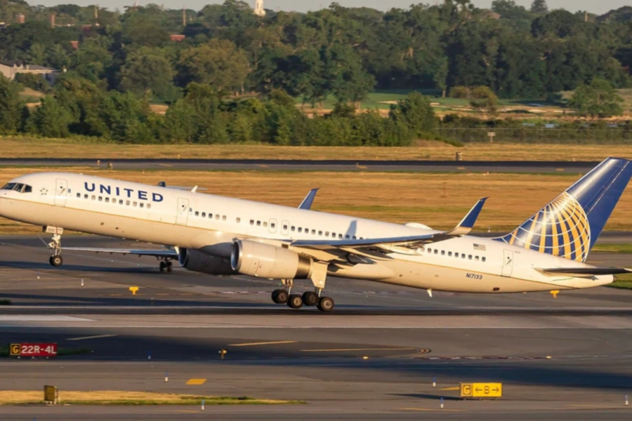 United Airlines braille