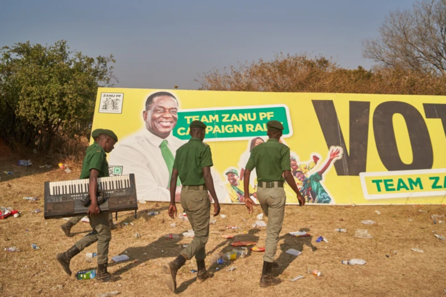 Zimbabwe Police Arrest 40 Opposition Members Ahead Of Elections 
