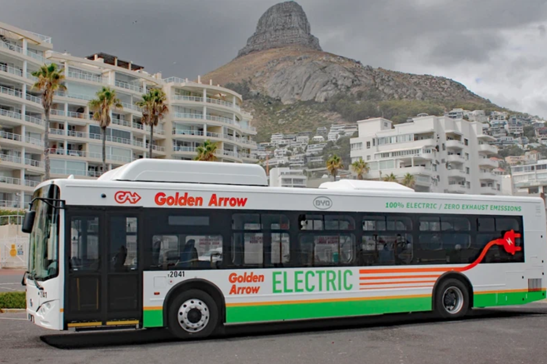 electric Golden Arrow buses