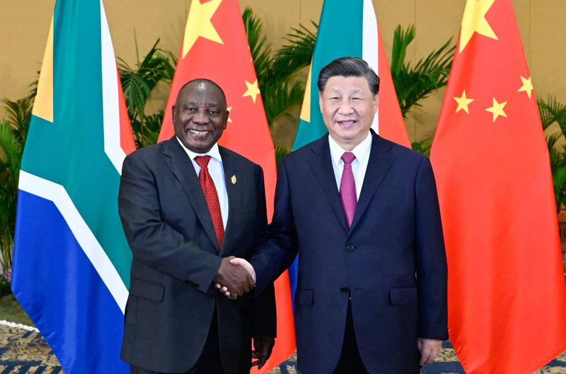 Cyril Ramaphosa and President of China, President Xi