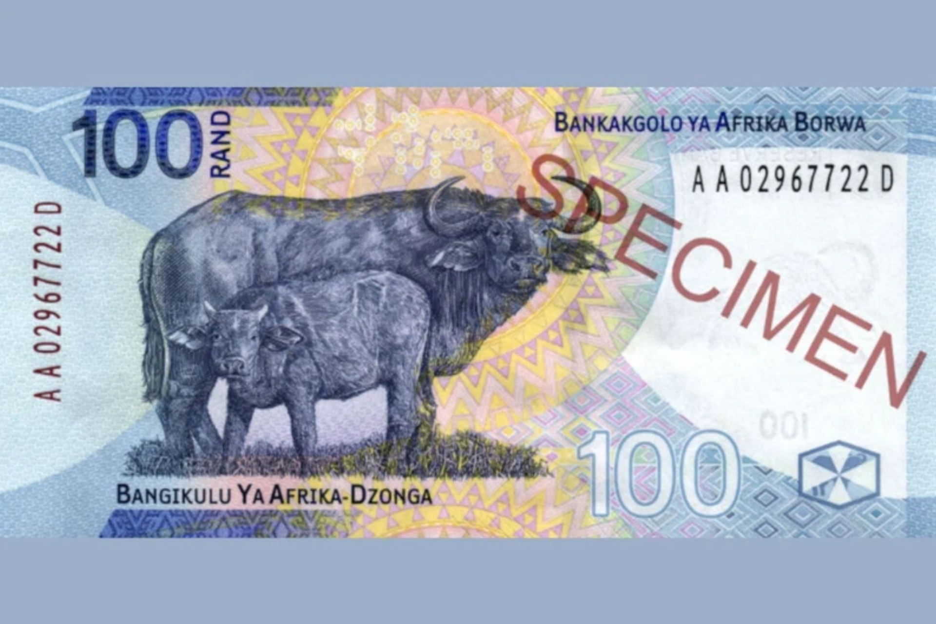 new R100 bank note