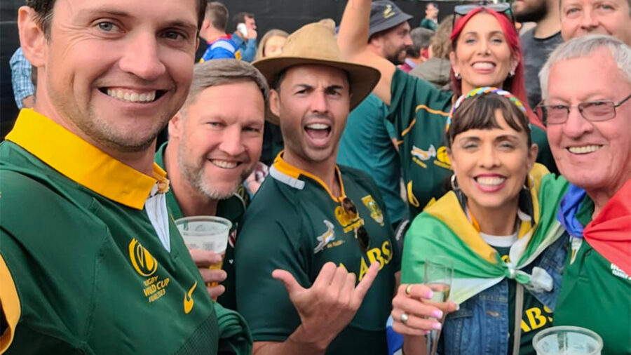 Springbok rugby fans. Photo: Mike van Schalkwyk