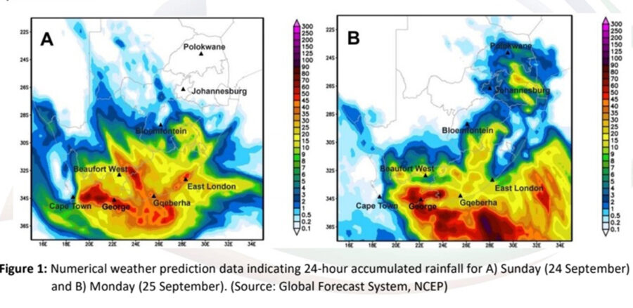 South Africa weather forecast