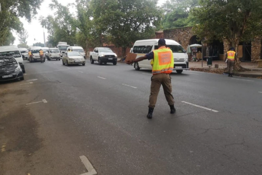 Tshwane police officer truck hijacking - Numsa march