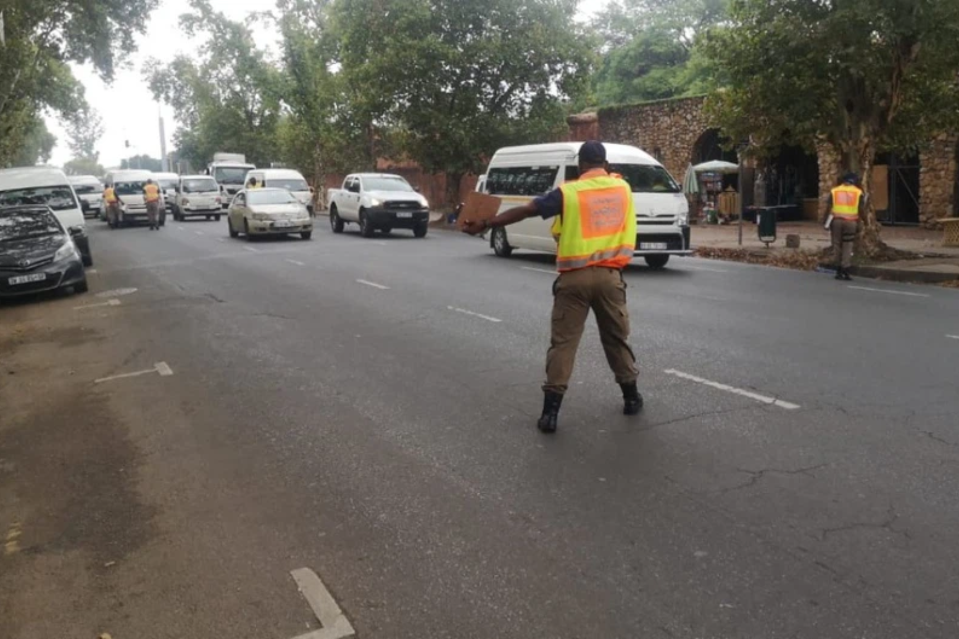 Tshwane police officer truck hijacking - Numsa march