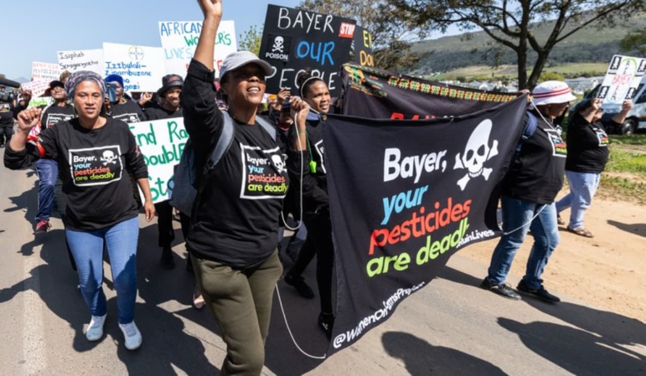 Farm workers march against pesticides