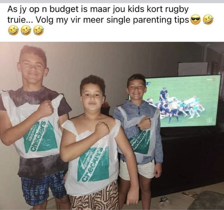 Springbok rugby kit jokes