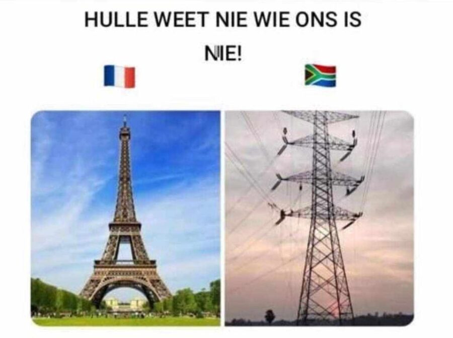 South African France joke meme