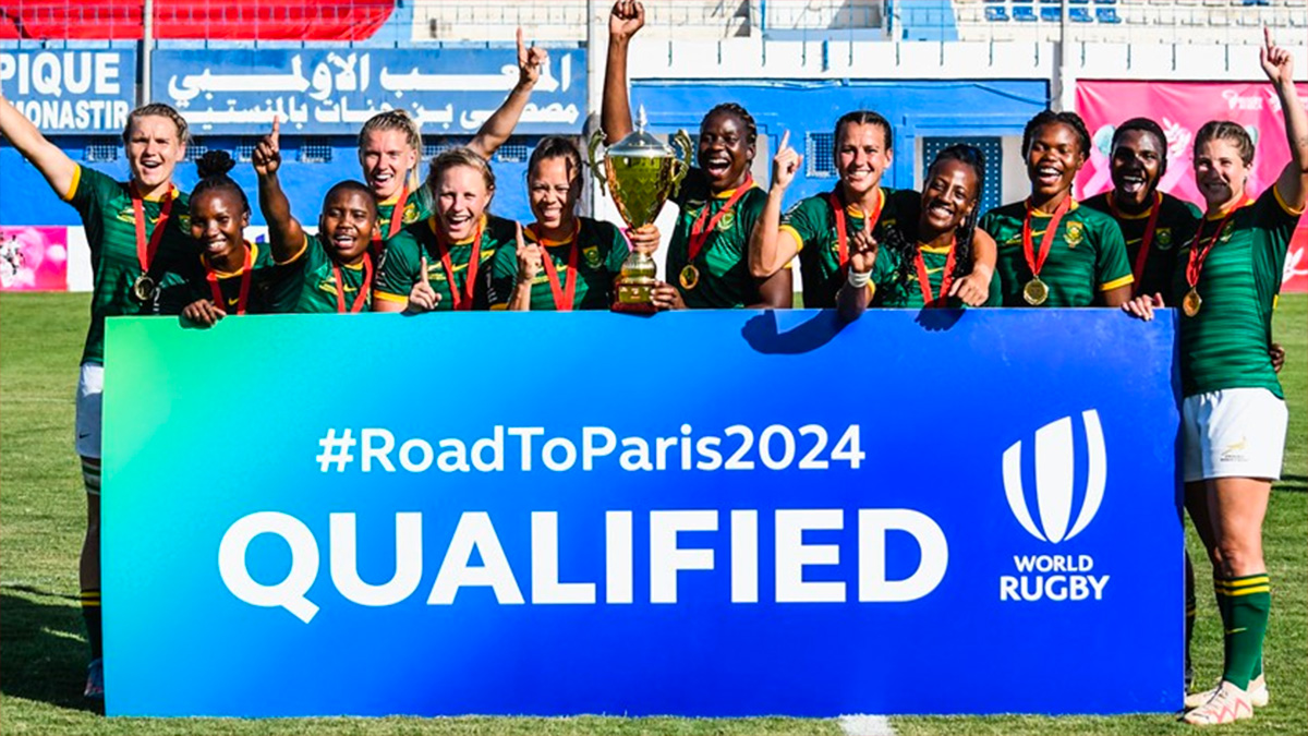 Springbok Women's Sevens secure Olympic Games spot in Paris next year