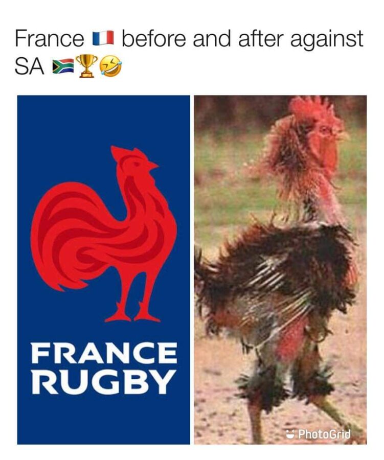 South African France joke meme